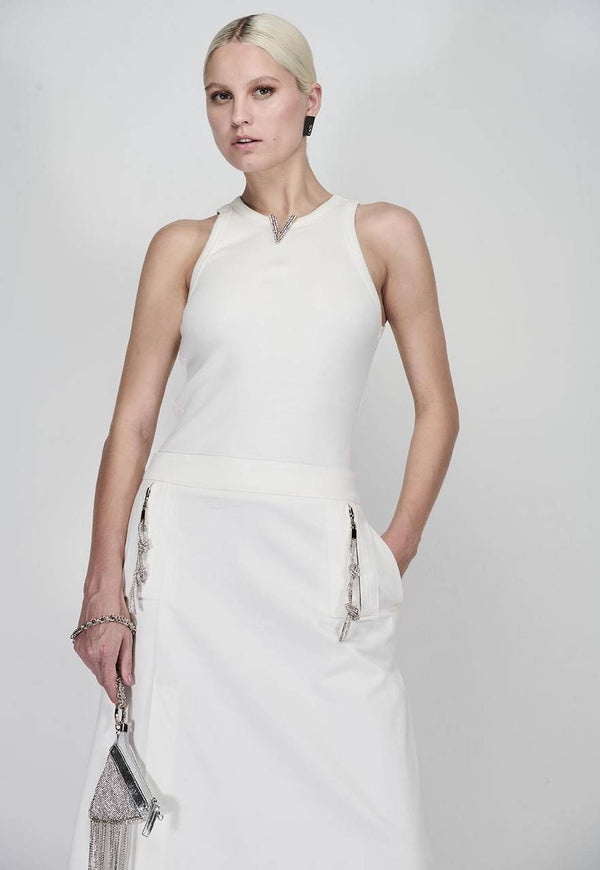 REGATA COM DETALHE V STRASS