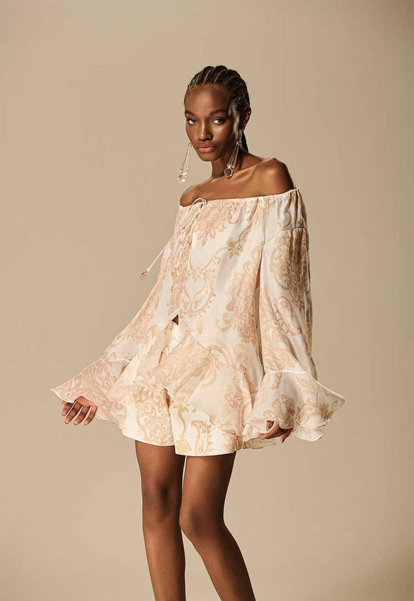 BATA ORGANZA PAISLEY