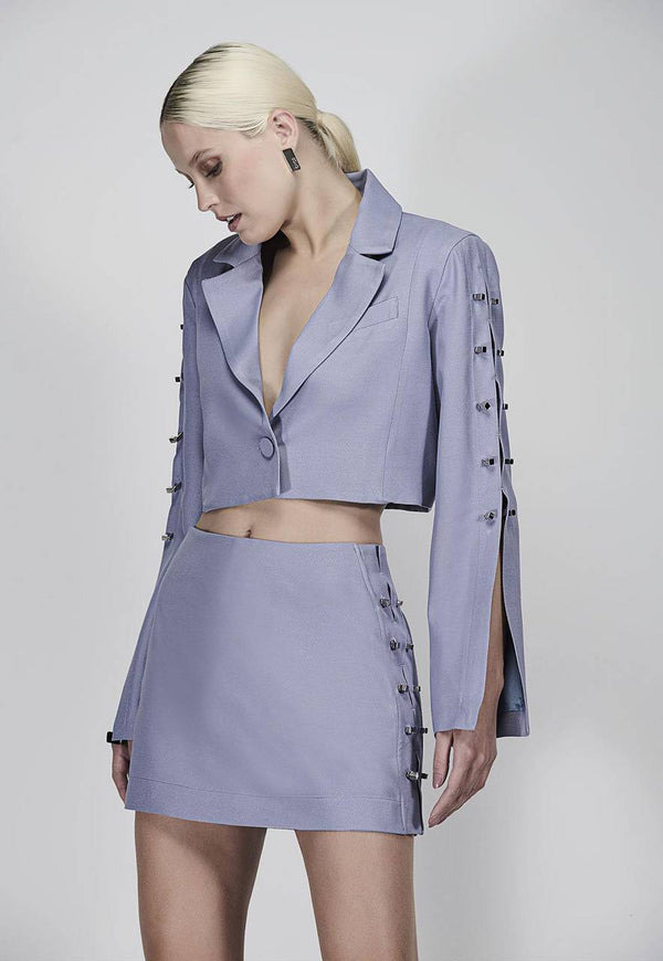 BLAZER CROPPED DETALHE PIERCING