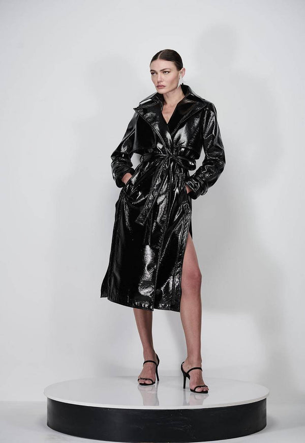 TRENCH COAT DE VINIL