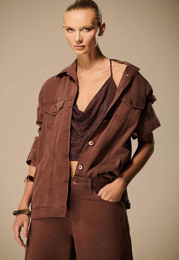 JAQUETA SARJA OVERSIZED