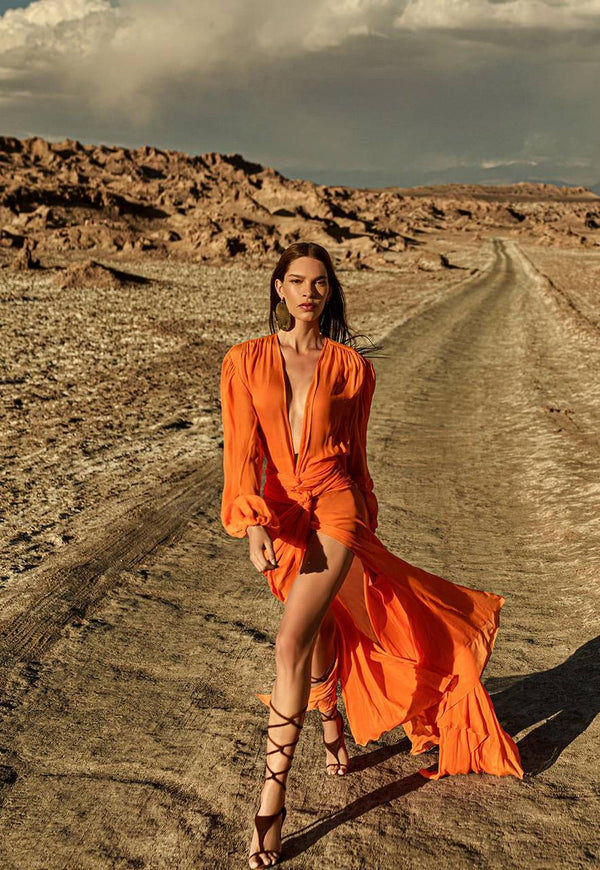 VESTIDO LONGO AMARRAÇÃO SAIA