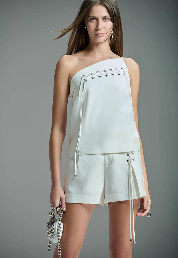 SHORT ALFAIATARIA COM AMARRACAO