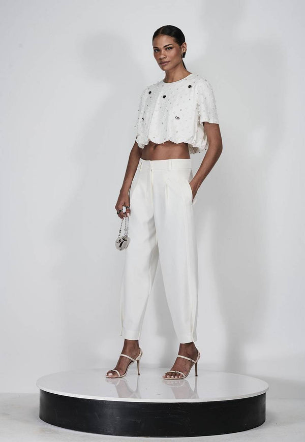 CALÇA ALFAIATARIA CROPPED