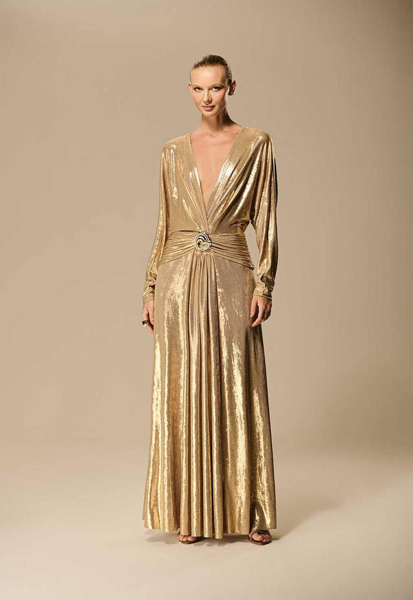 VESTIDO PALA FRANZIDA PASSANTE WAVES