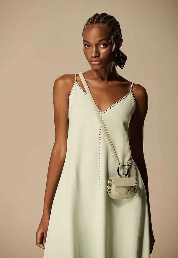 VESTIDO DECOTE V TRANSFER DEPTH