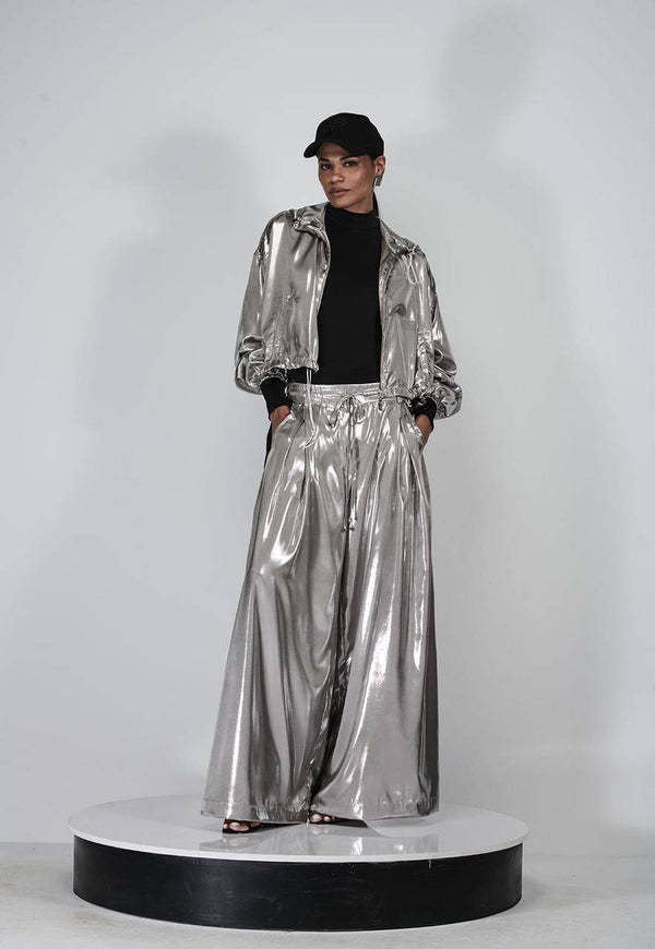 CALÇA PANTALONA DUO TONE FOIL