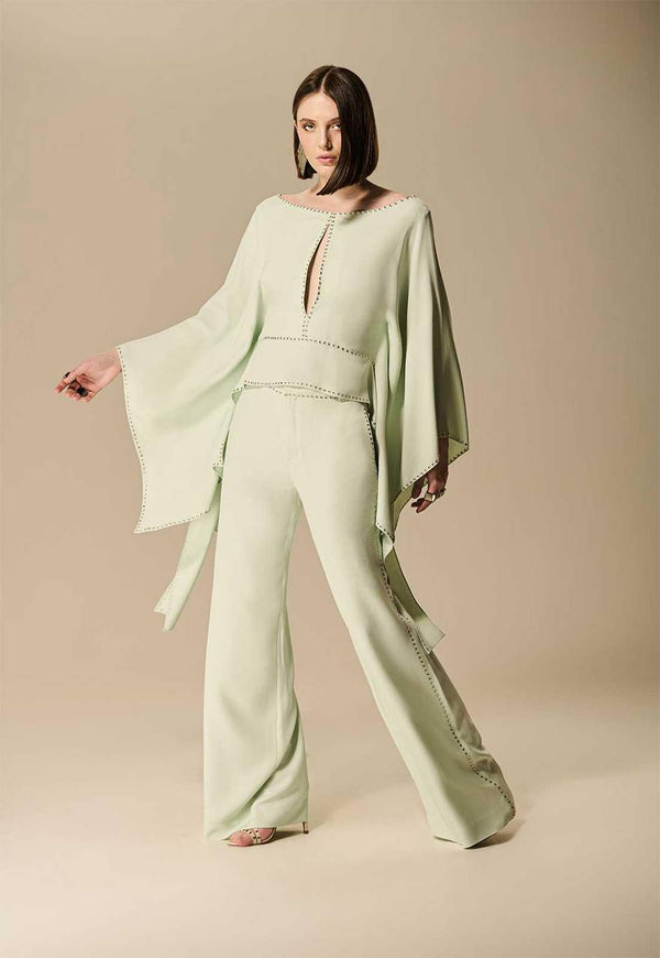 BLUSA MAXI MANGAS TRANSFER DEPTH