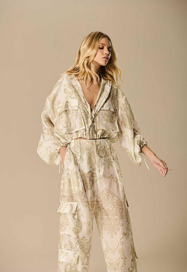 JAQUETA ORGANZA PAISLEY REGULADORES