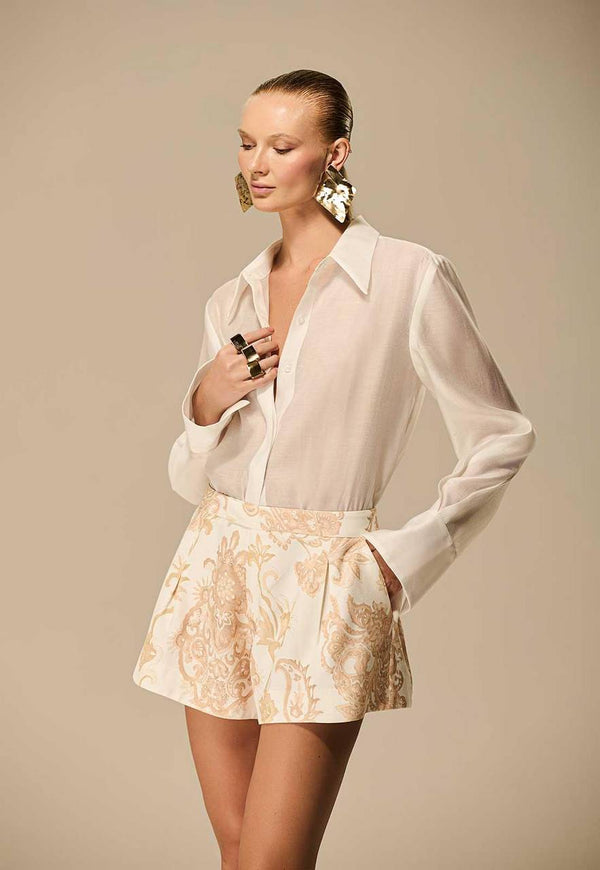 SHORT ALFAIATARIA PAISLEY