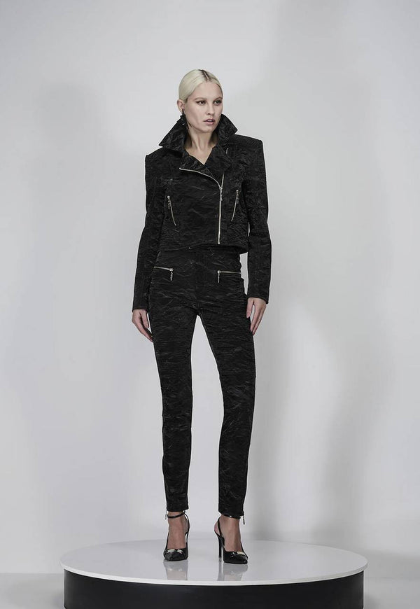 CALÇA SKINNY TEXTURA 3D