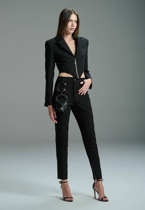 CALÇA SKINNY DE ALFAIATARIA