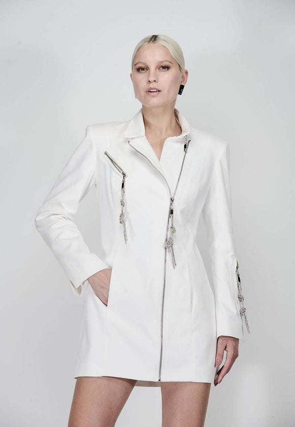 BLAZER DRESS COM PINGENTE STRASS