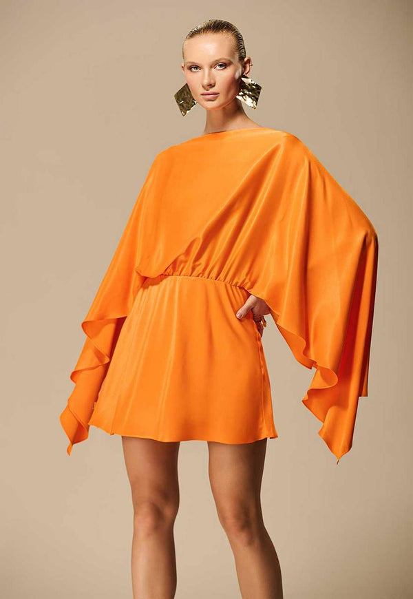 VESTIDO MANGA AMPLA TREPASSE COSTAS