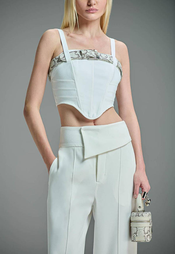 CORSELET  COM CINTO PYTON